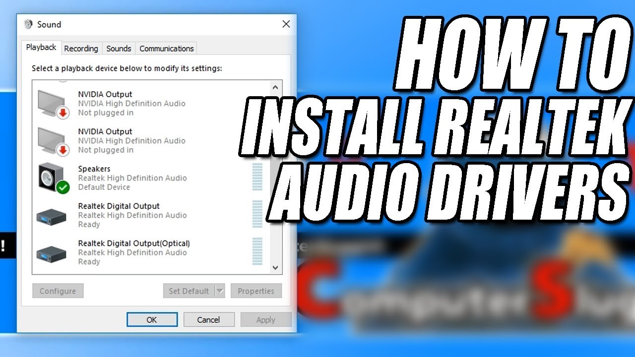add via hd audio windows 10